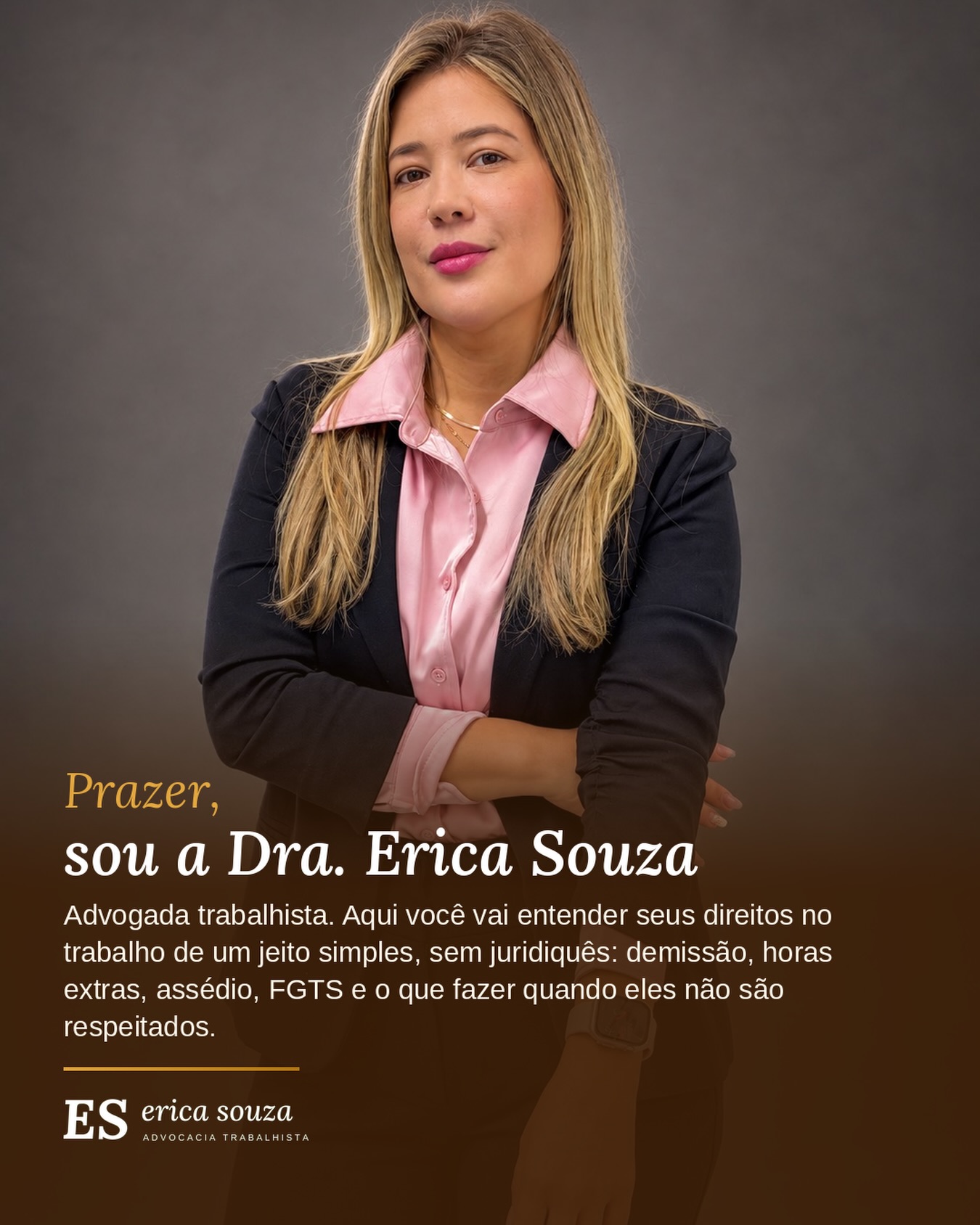 Retrato profissional da Dra. Erica Souza